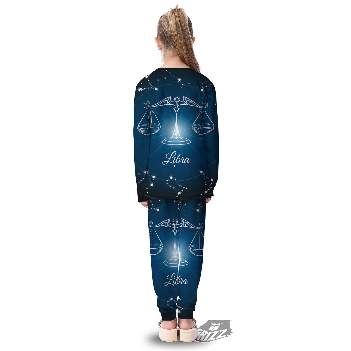 Constellation Libra Print Kid's Pajamas-grizzshop