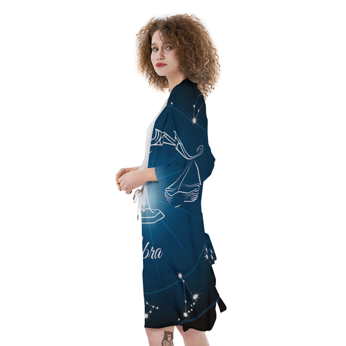 Constellation Libra Print Kimono-grizzshop