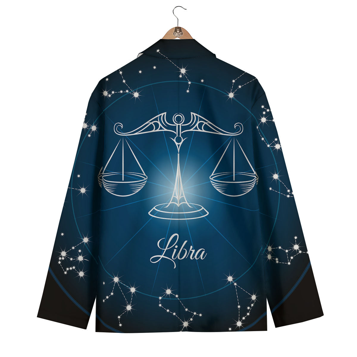 Constellation Libra Print Men's Blazer-grizzshop
