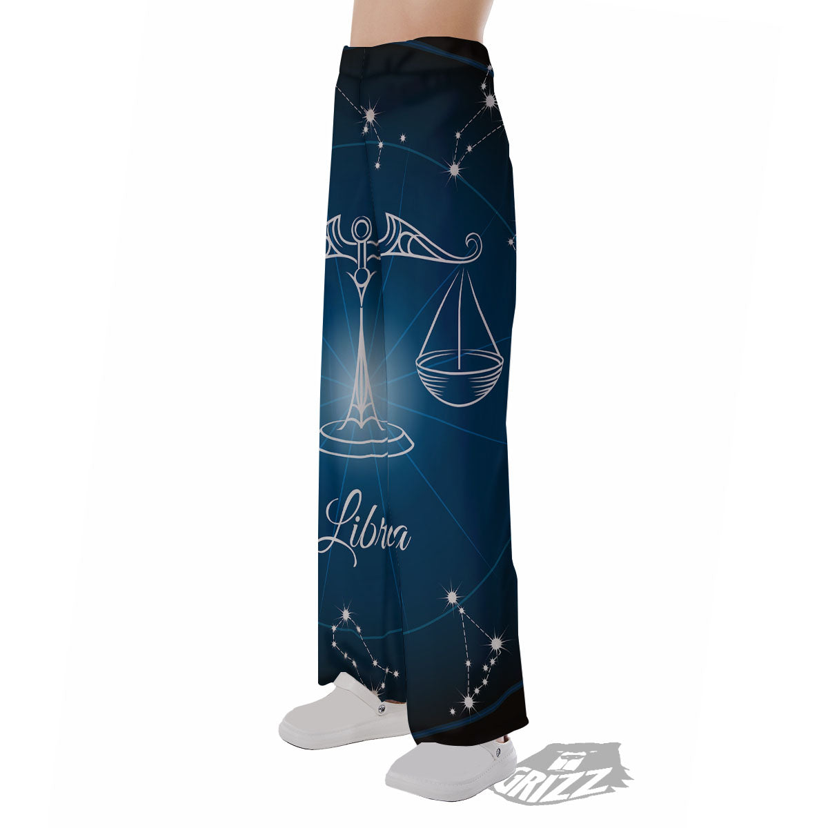 Constellation Libra Print Pajama Pants-grizzshop