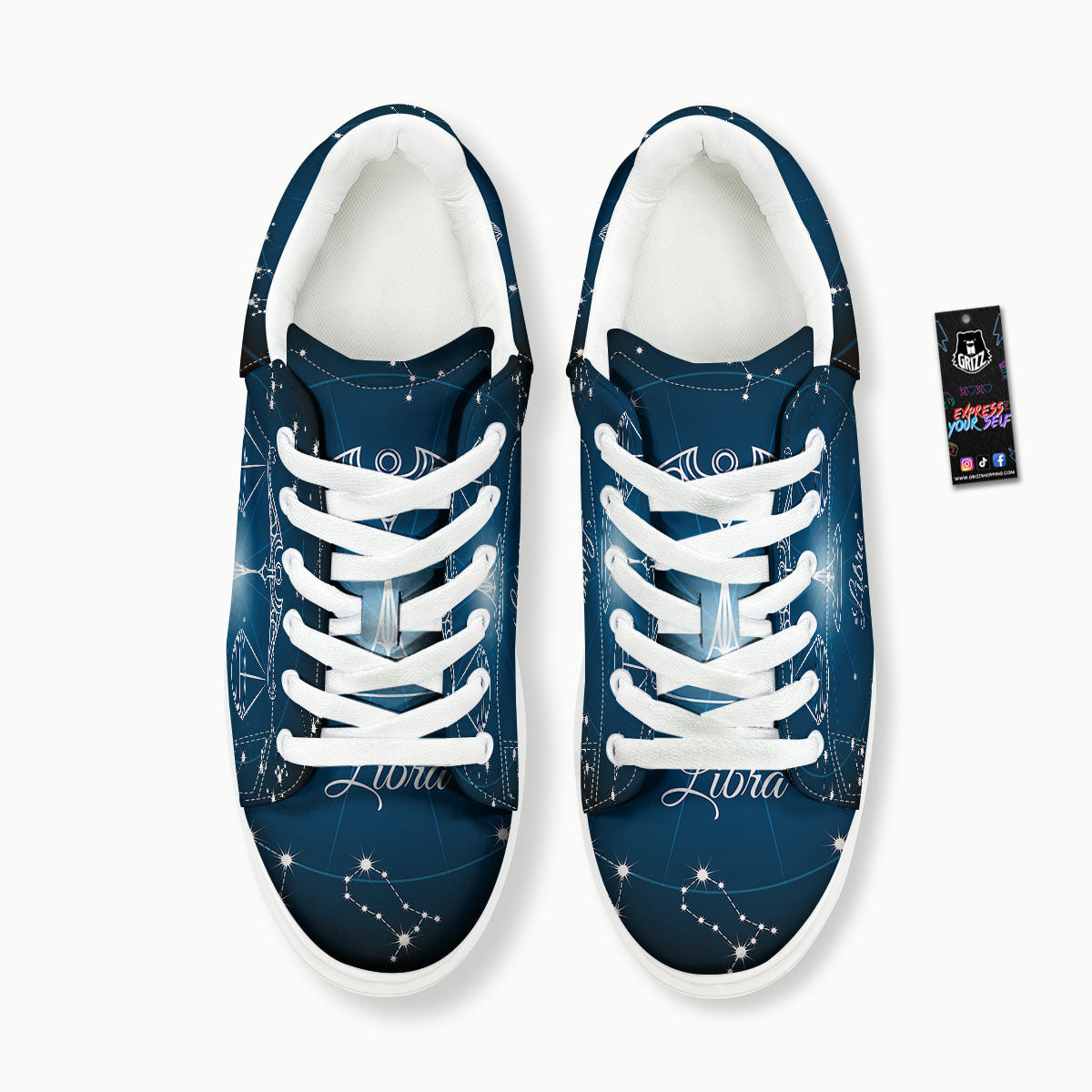 Constellation Libra Print Platform Shoes-grizzshop