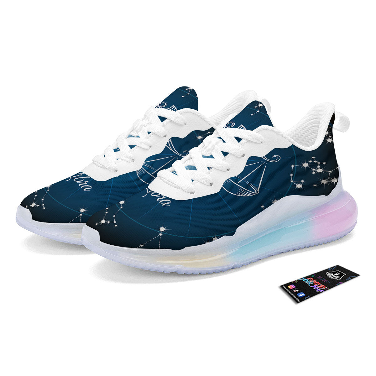 Constellation Libra Print Running Sneakers-grizzshop