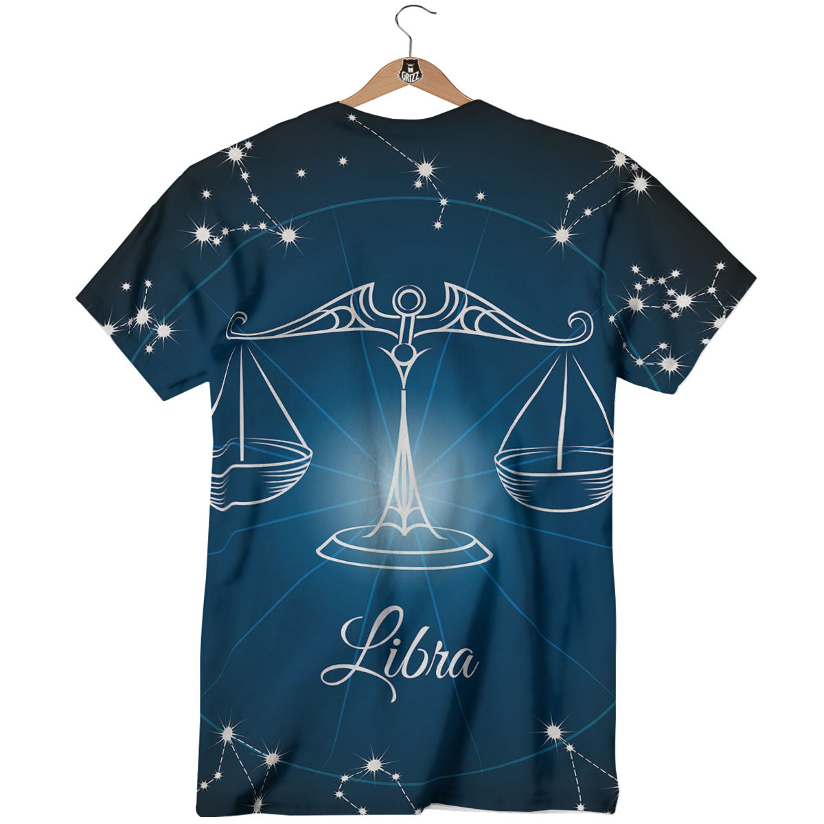 Constellation Libra Print T-Shirt-grizzshop