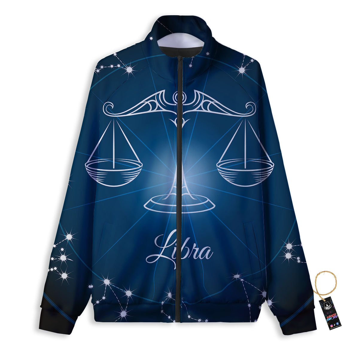 Constellation Libra Print Track Jacket-grizzshop