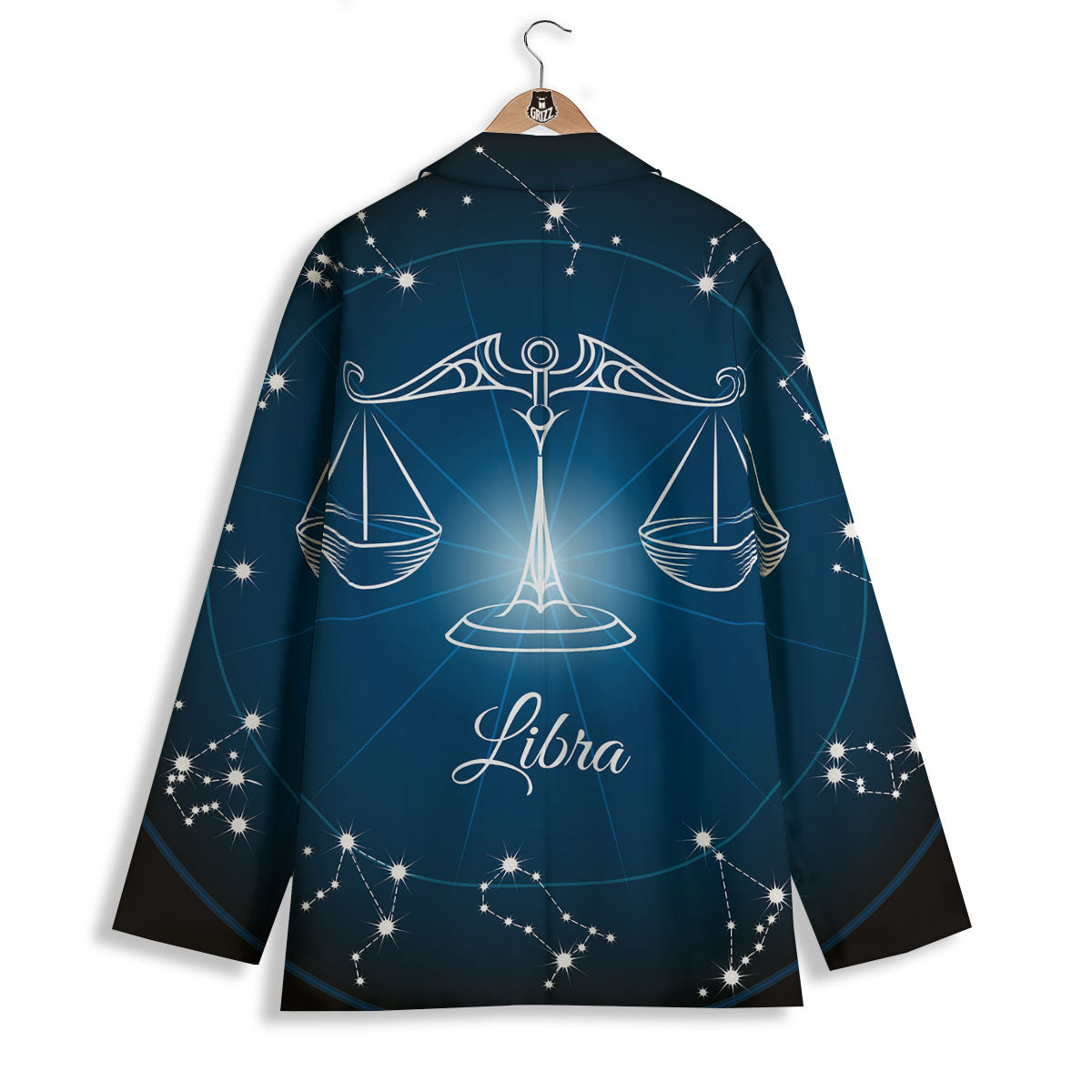 Constellation Libra Print Women's Blazer-grizzshop