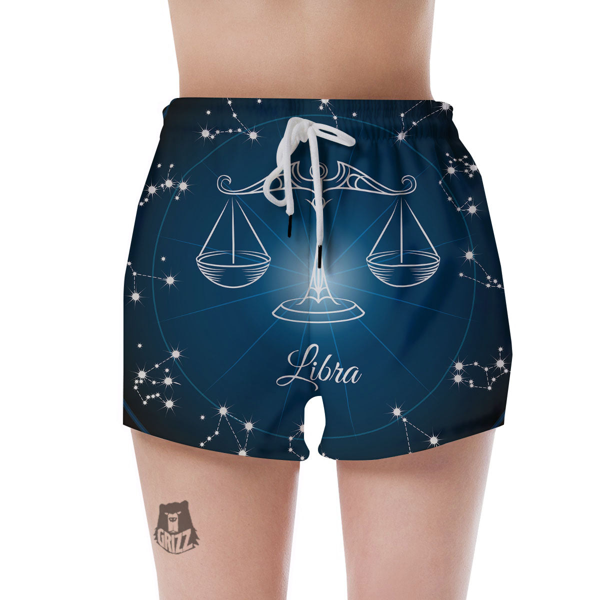 Constellation Libra Print Women's Shorts-grizzshop