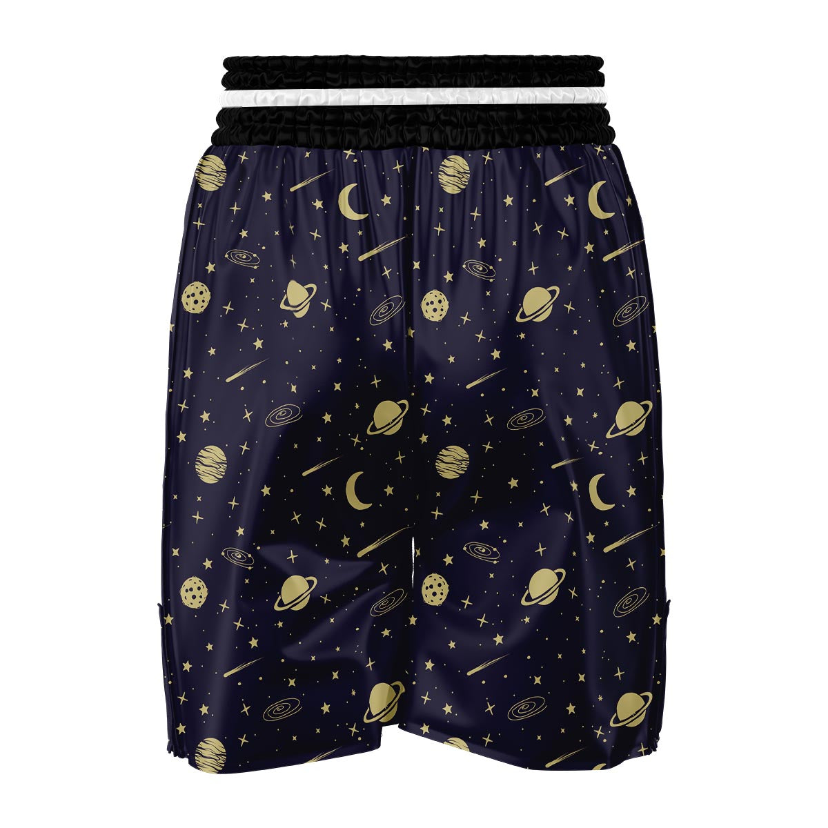 Constellation Pattern Print Boxing Shorts-grizzshop