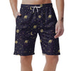 Constellation Pattern Print Men's Shorts-grizzshop