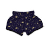 Constellation Pattern Print Muay Thai Boxing Shorts-grizzshop