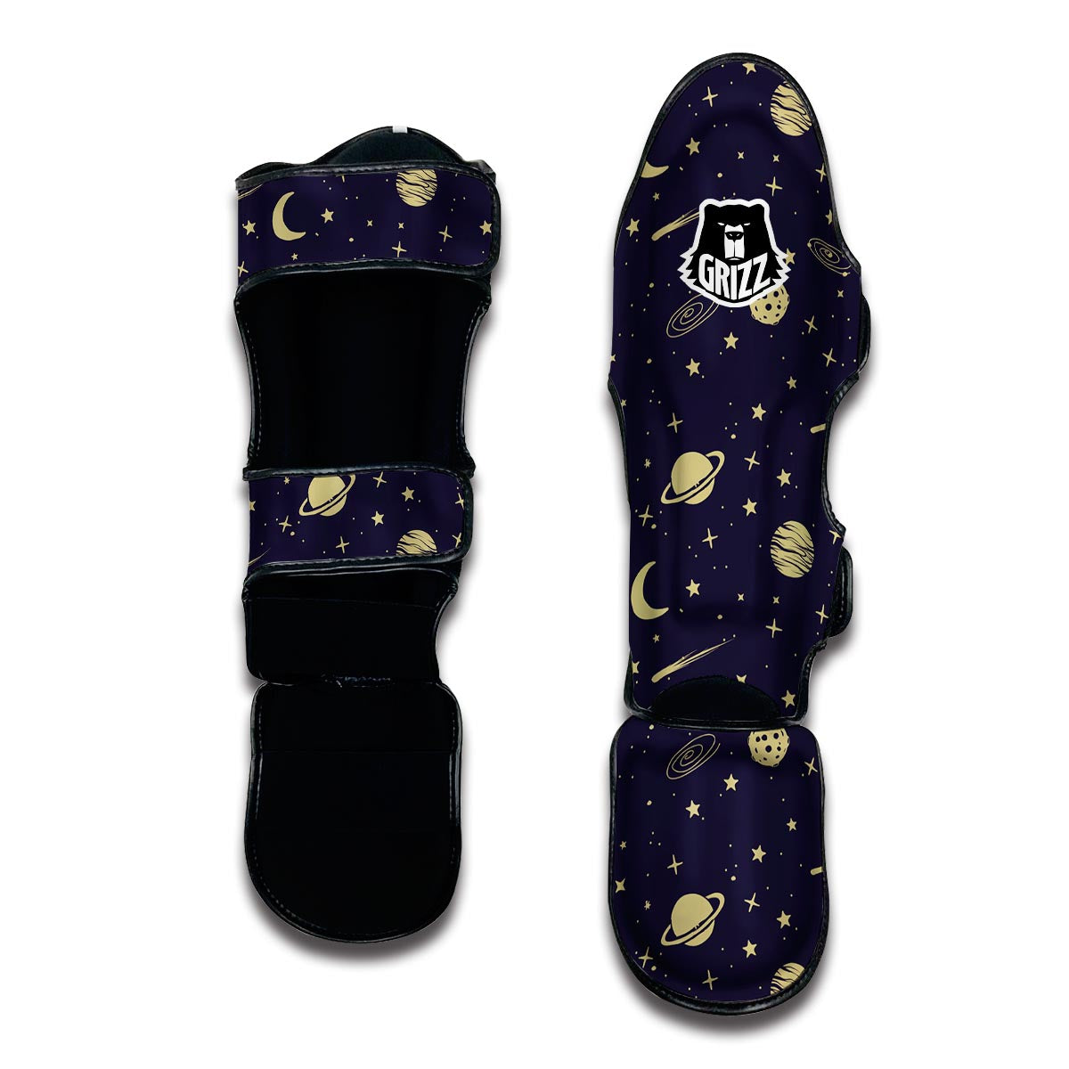 Constellation Pattern Print Muay Thai Shin Guards-grizzshop