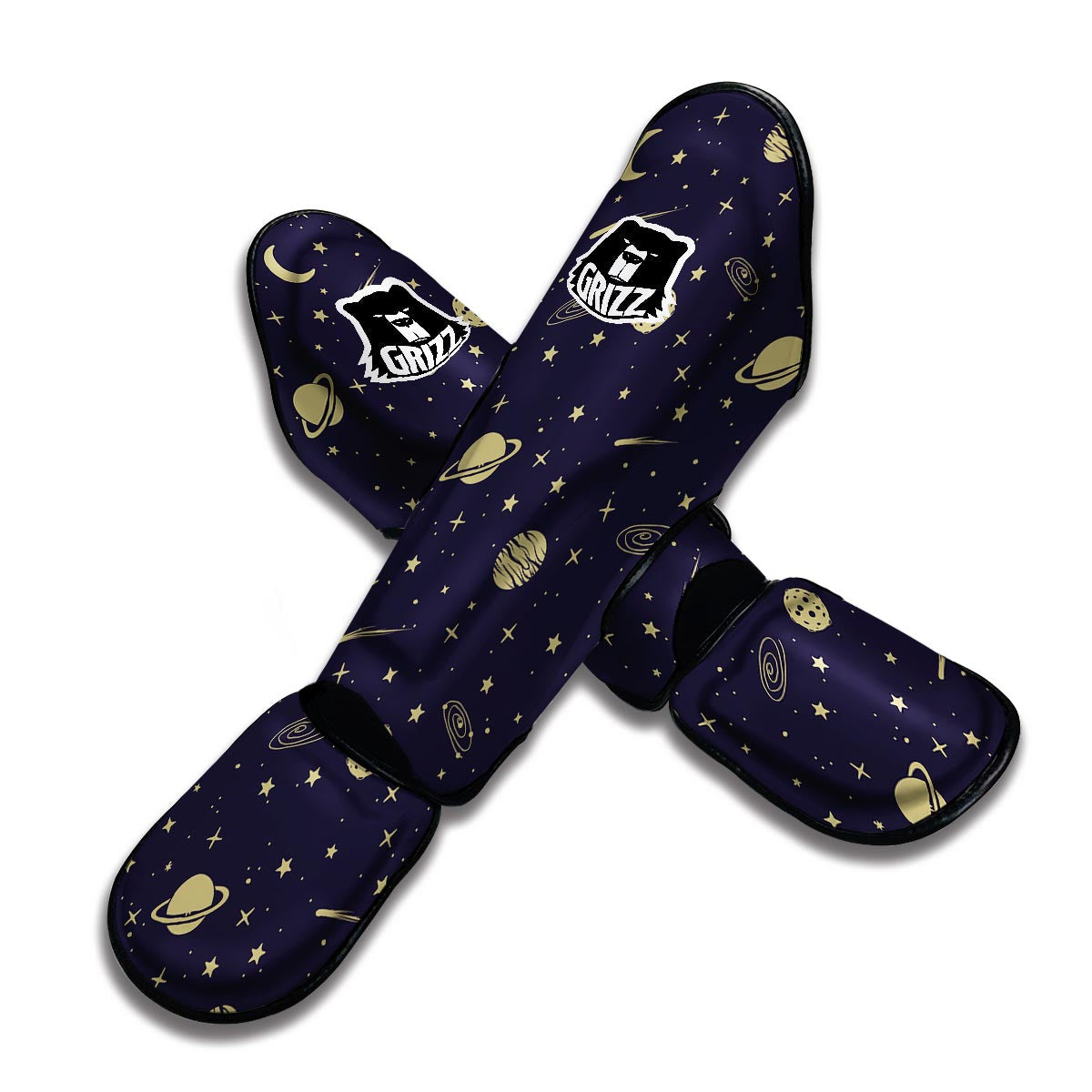 Constellation Pattern Print Muay Thai Shin Guards-grizzshop