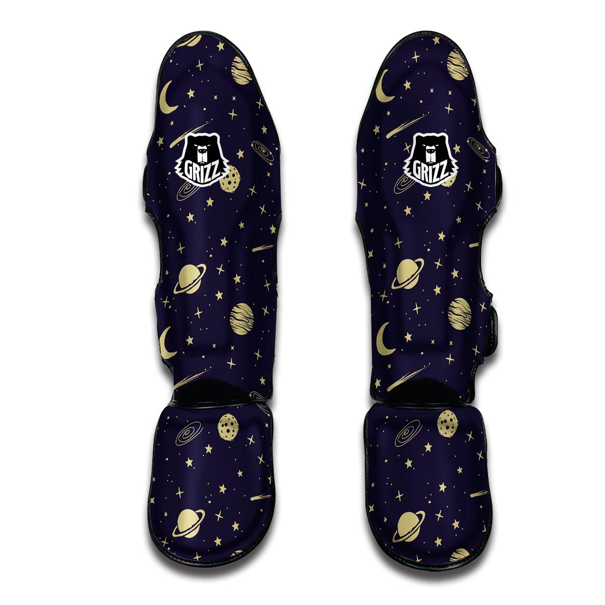 Constellation Pattern Print Muay Thai Shin Guards-grizzshop