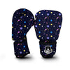 Constellation Planet Print Pattern Boxing Gloves-grizzshop