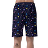 Constellation Planet Print Pattern Men's Shorts-grizzshop