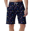 Constellation Planet Print Pattern Men's Shorts-grizzshop