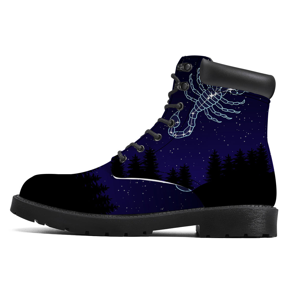 Constellation Scorpio Print Boots-grizzshop