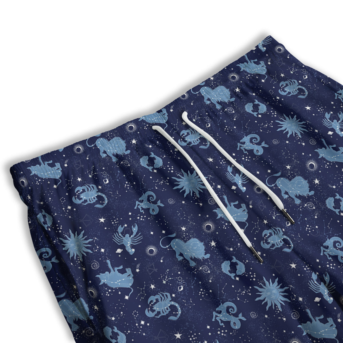 Constellation Signs Zodiac Print Pattern Men's Athletic Shorts