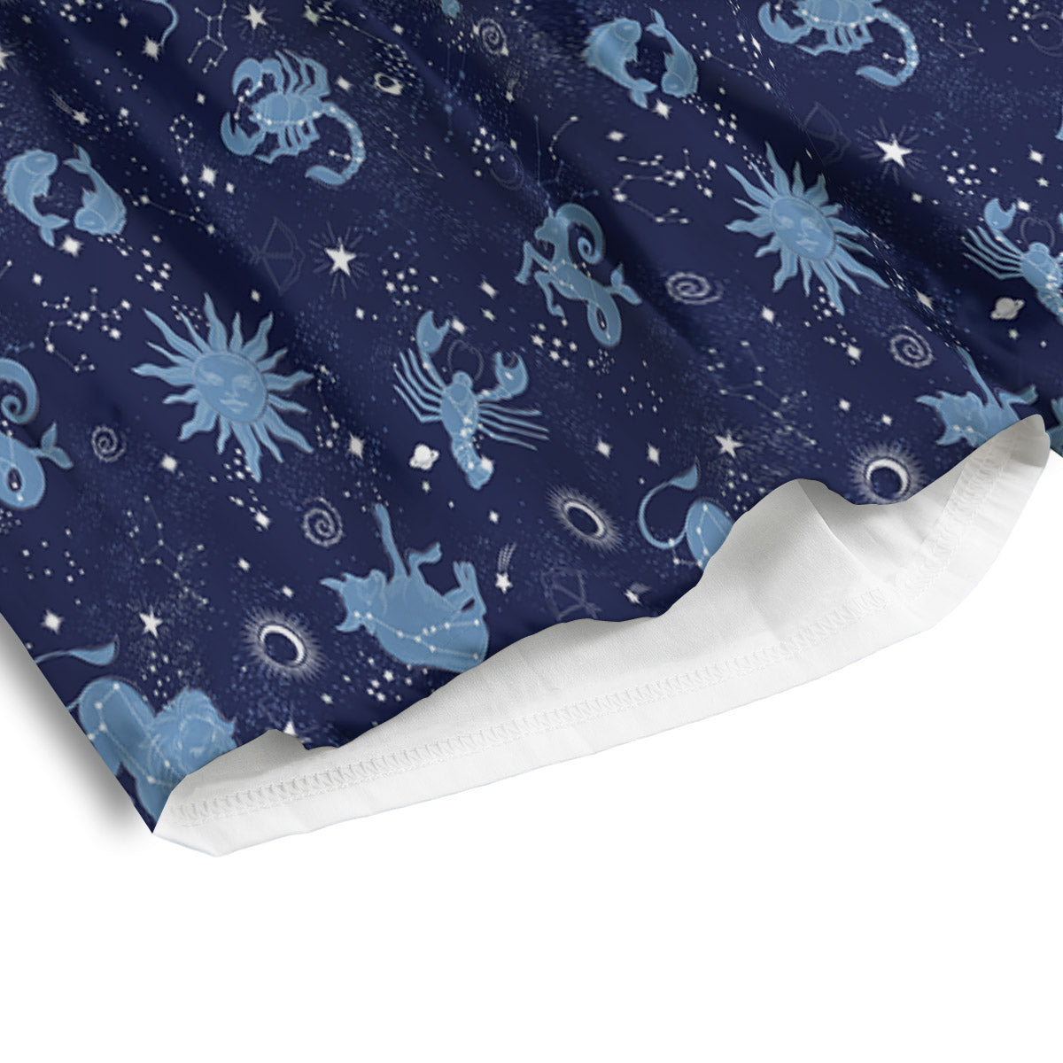 Constellation Signs Zodiac Print Pattern Men's Athletic Shorts