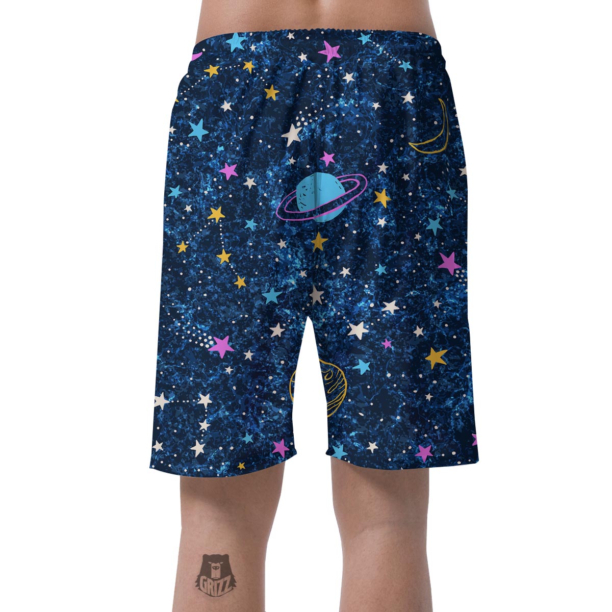 Constellation Star Galaxy Space Men's Shorts-grizzshop