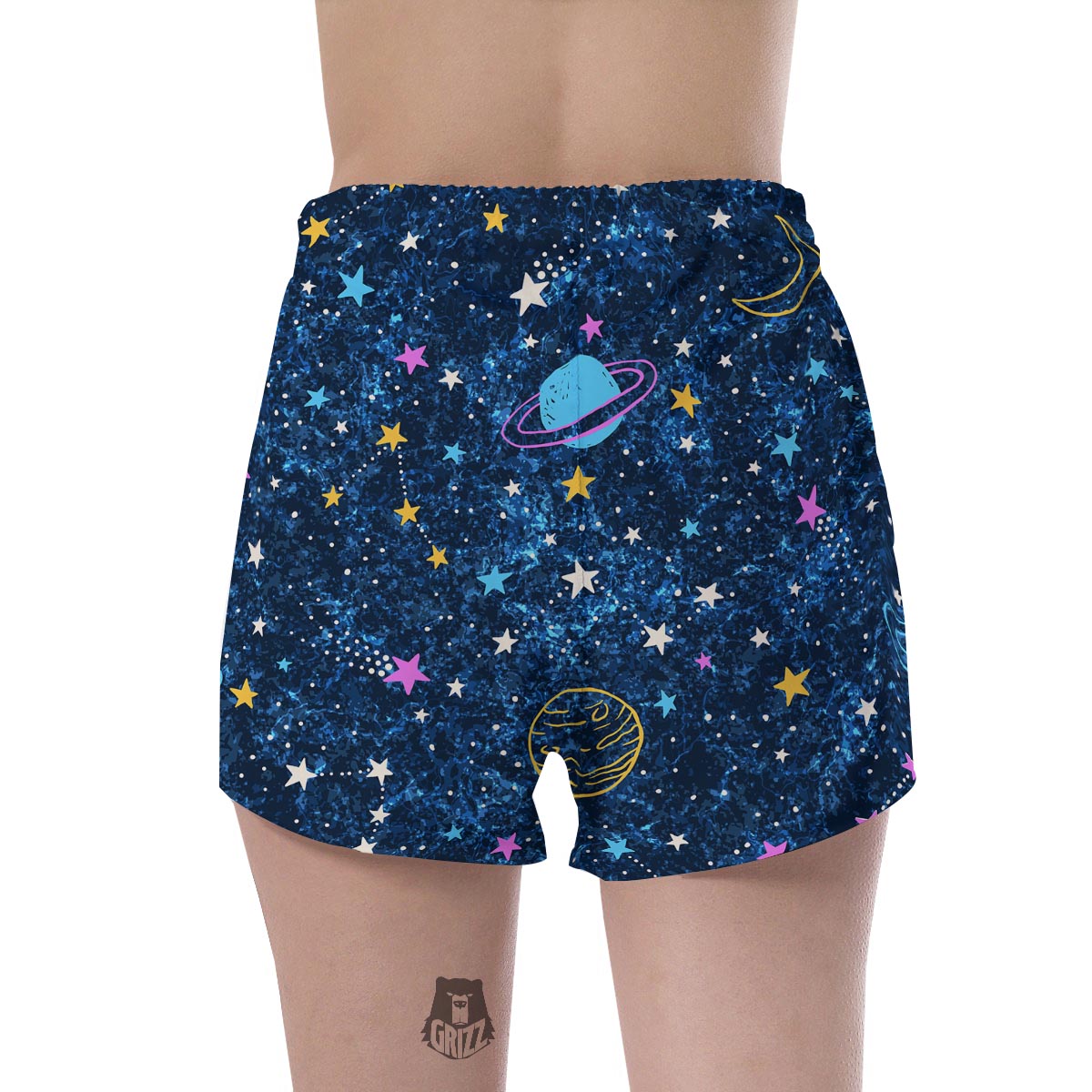 Constellation Star Galaxy Space Women's Shorts-grizzshop