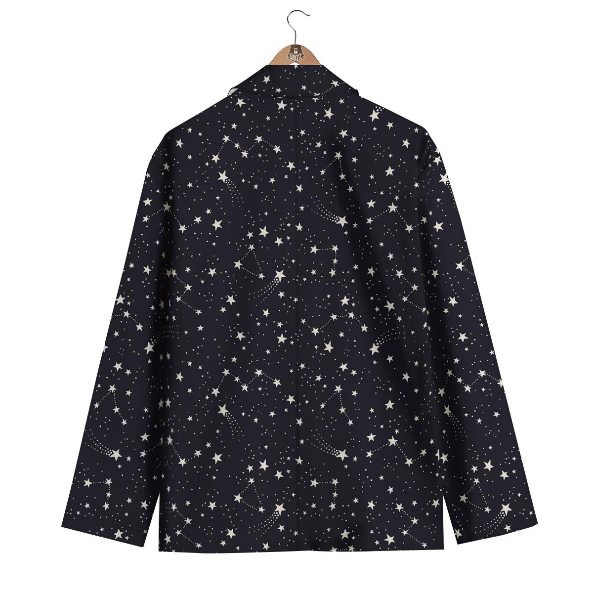 Constellation Star Print Pattern Men's Blazer-grizzshop