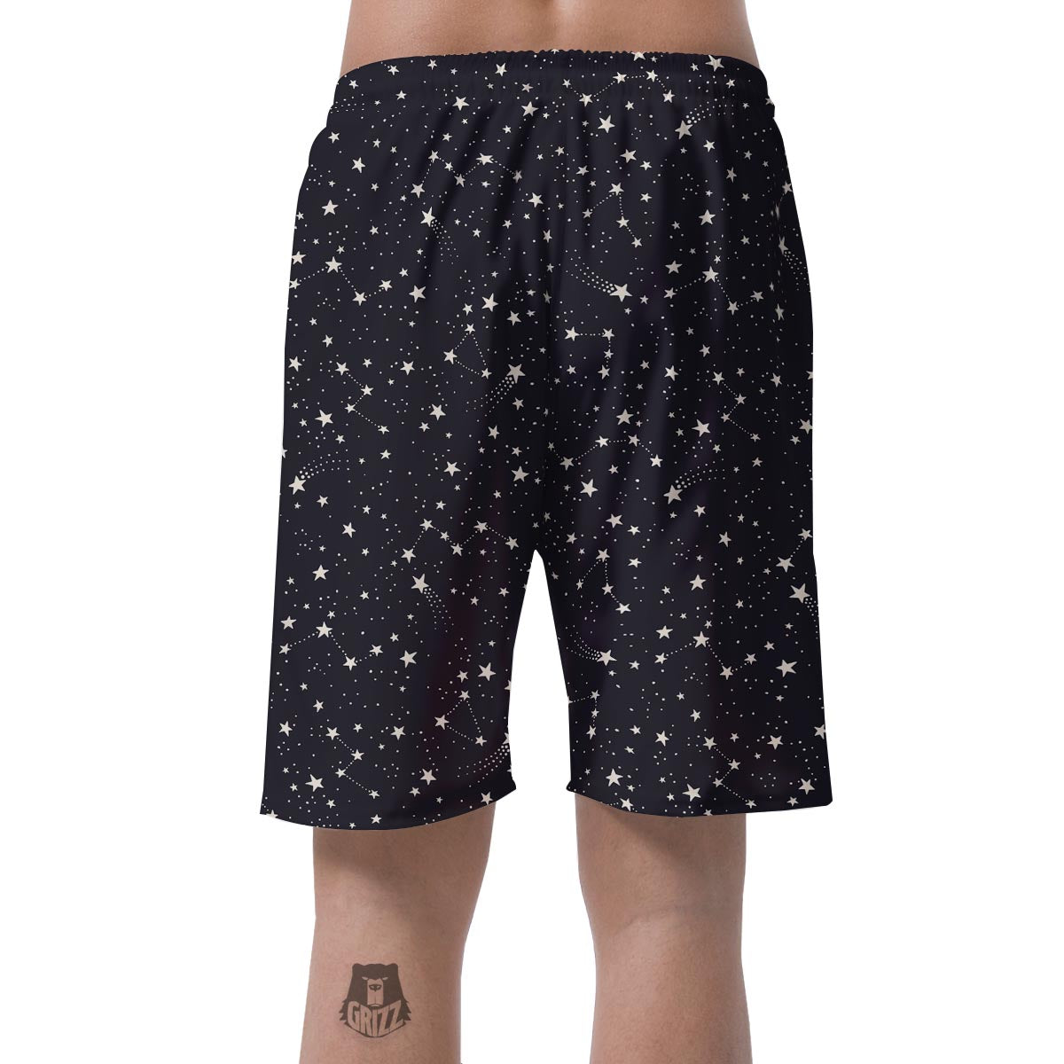 Constellation Star Print Pattern Men's Shorts-grizzshop