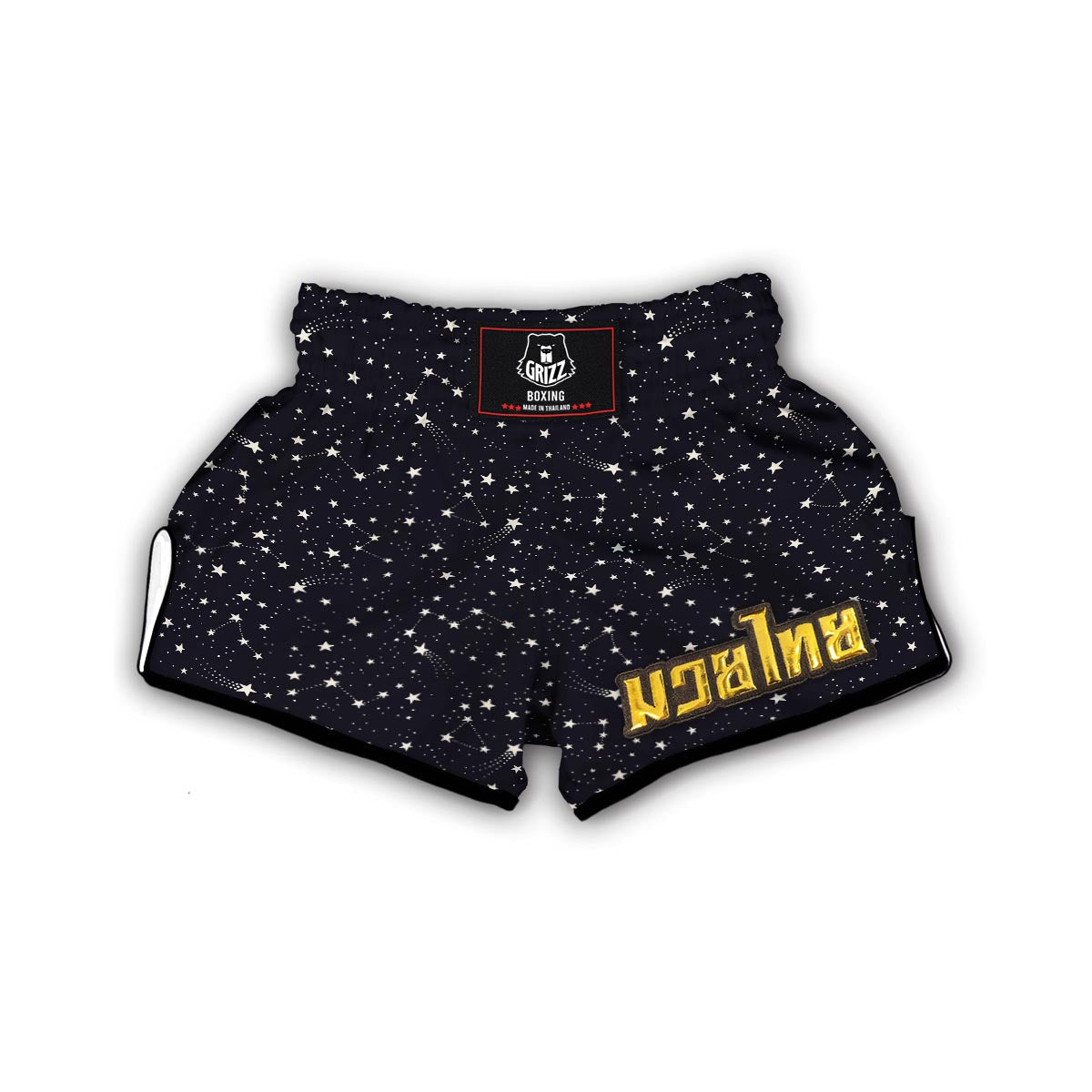 Constellation Star Print Pattern Muay Thai Boxing Shorts-grizzshop