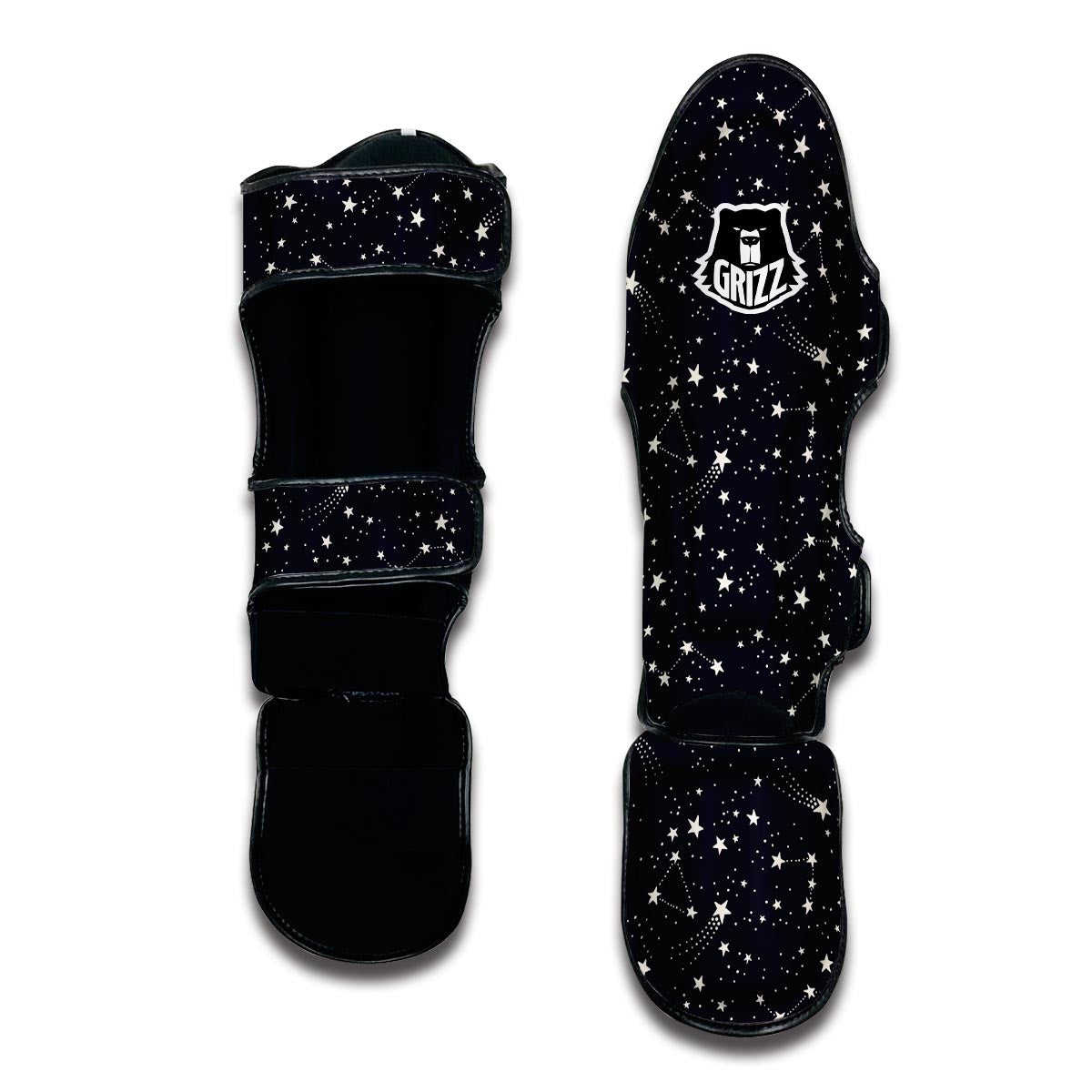 Constellation Star Print Pattern Muay Thai Shin Guards-grizzshop