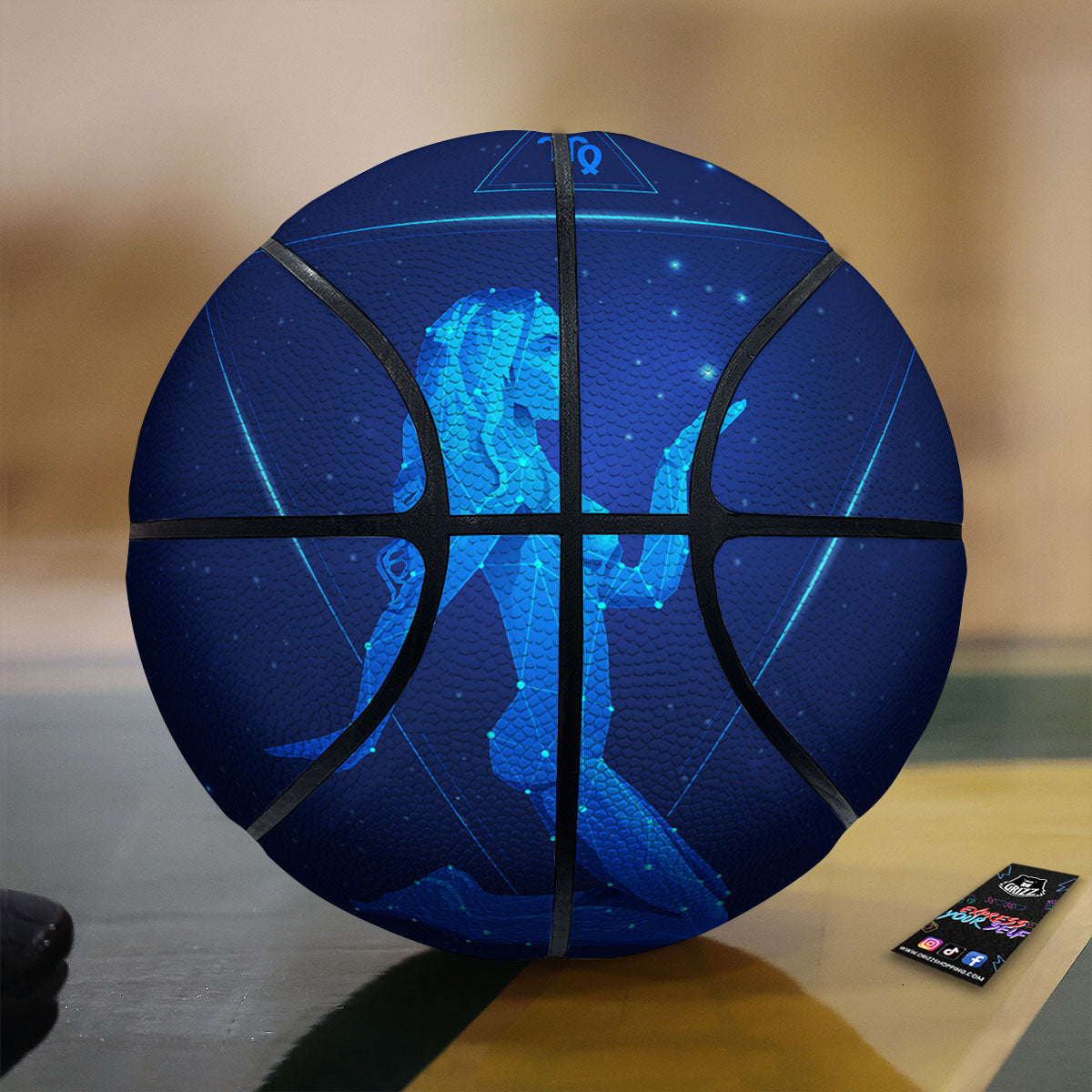 Constellation Virgo Print Basketball