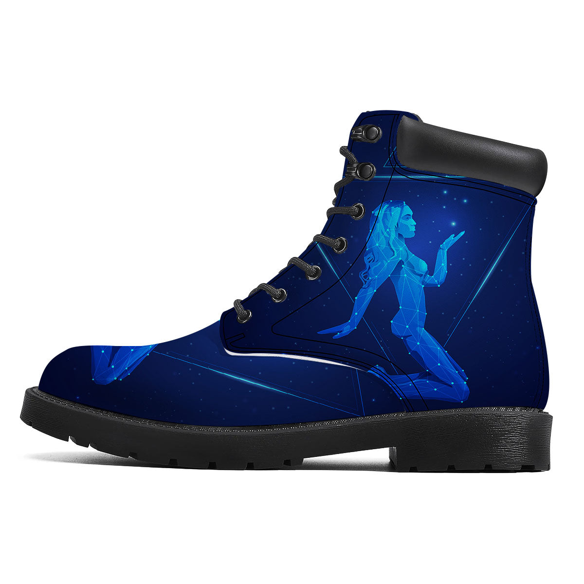 Constellation Virgo Print Boots-grizzshop