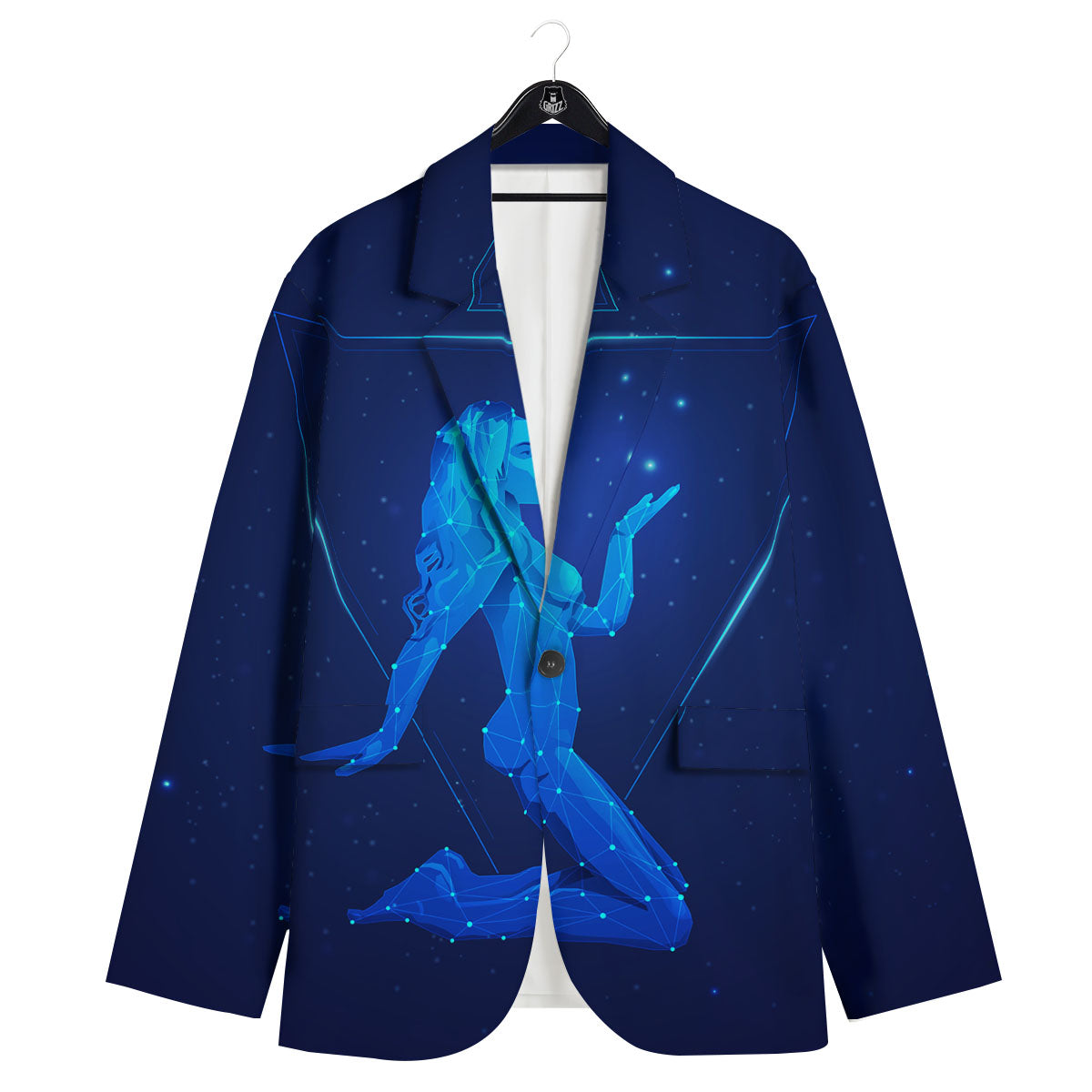 Constellation Virgo Print Men's Sport Coat-grizzshop