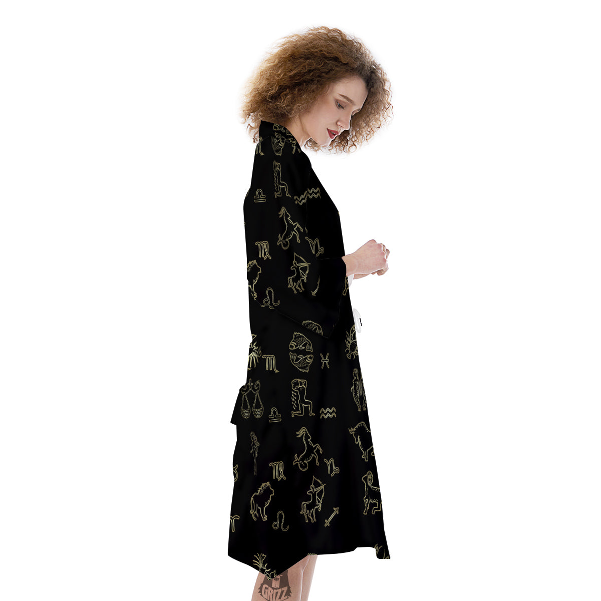 Constellation Zodiac Print Pattern Kimono-grizzshop