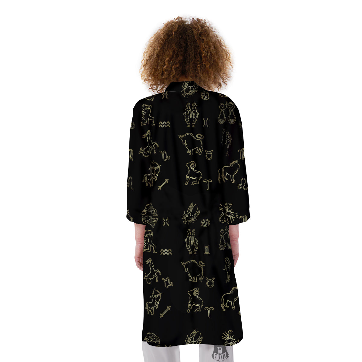 Constellation Zodiac Print Pattern Kimono-grizzshop