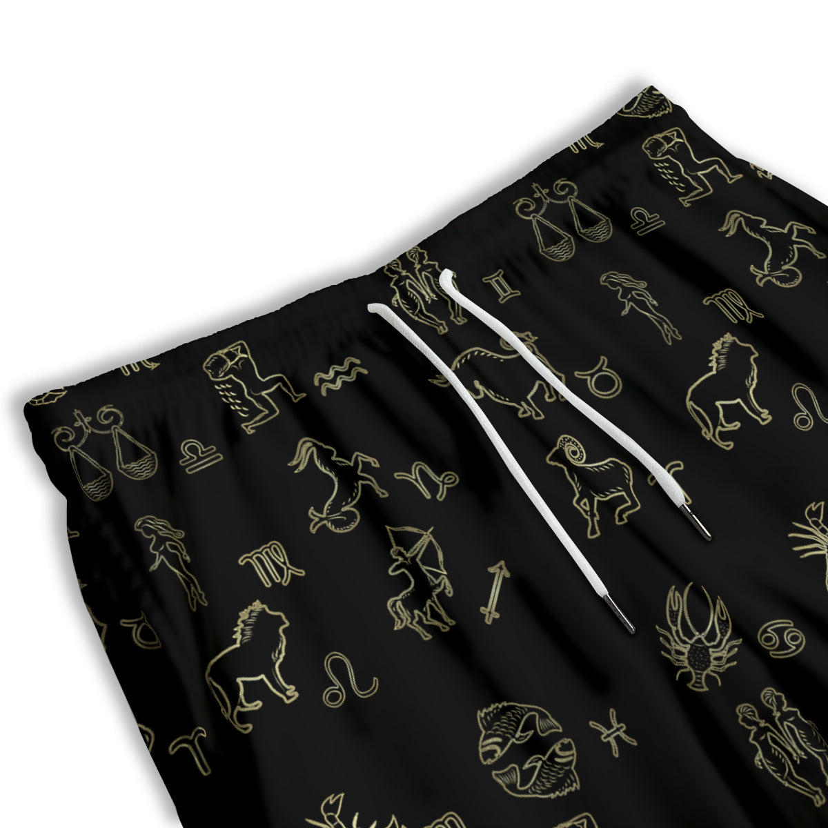 Constellation Zodiac Print Pattern Men's Athletic Shorts