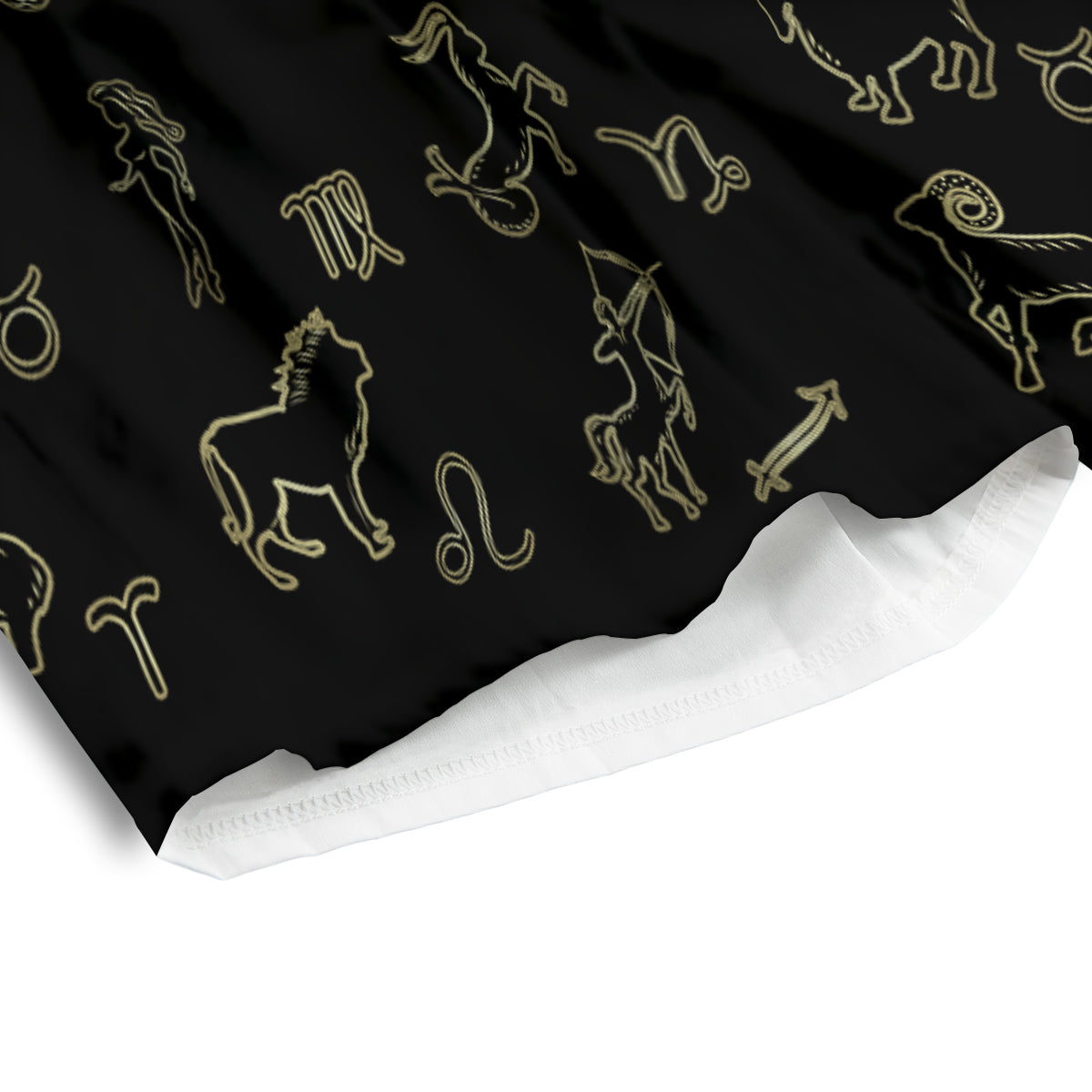 Constellation Zodiac Print Pattern Men's Athletic Shorts
