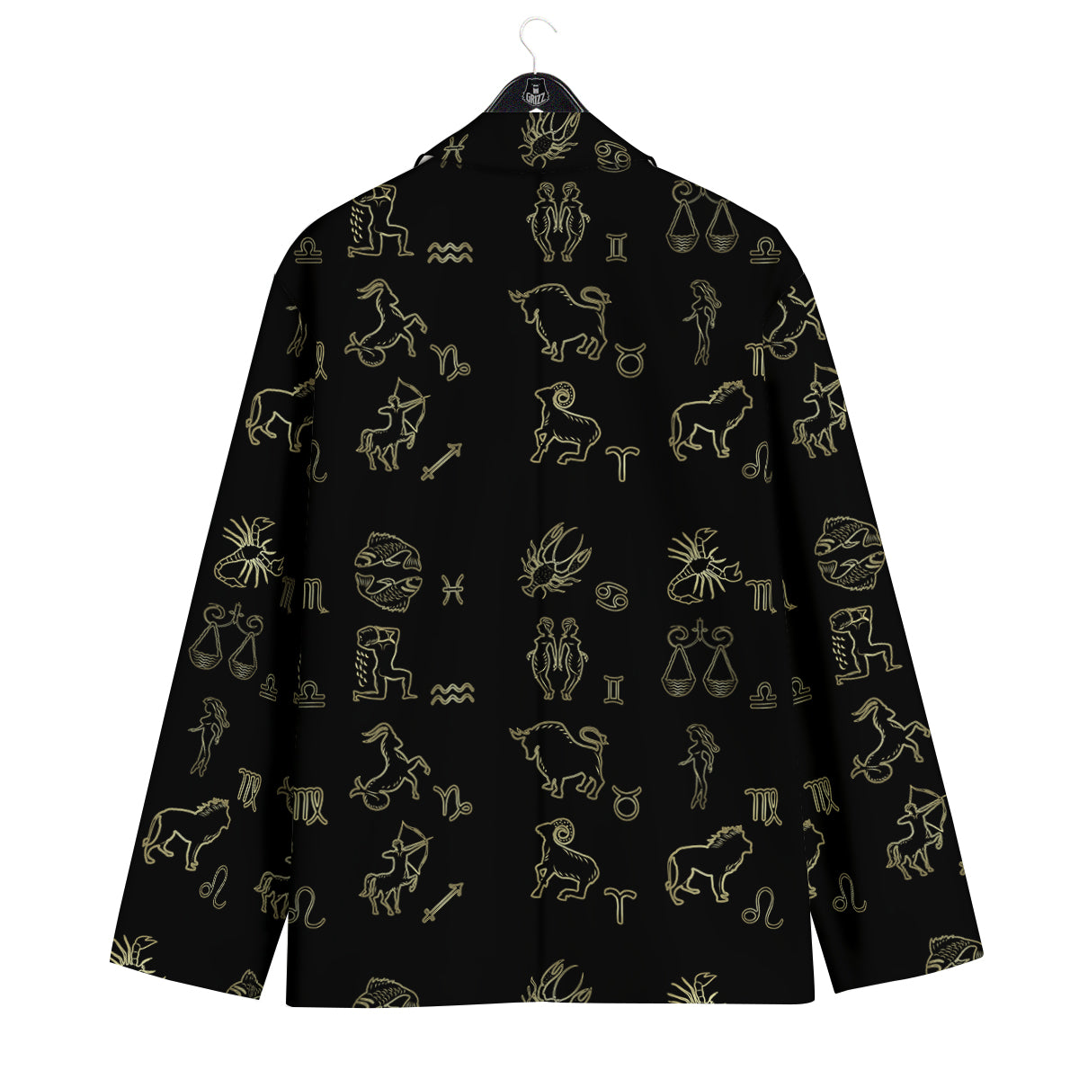 Constellation Zodiac Print Pattern Men's Sport Coat-grizzshop