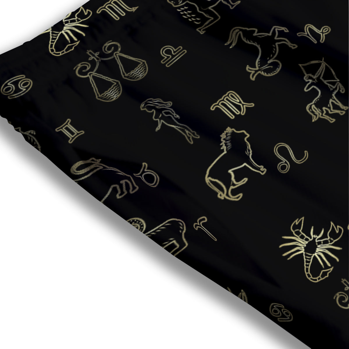 Constellation Zodiac Print Pattern Mesh Shorts