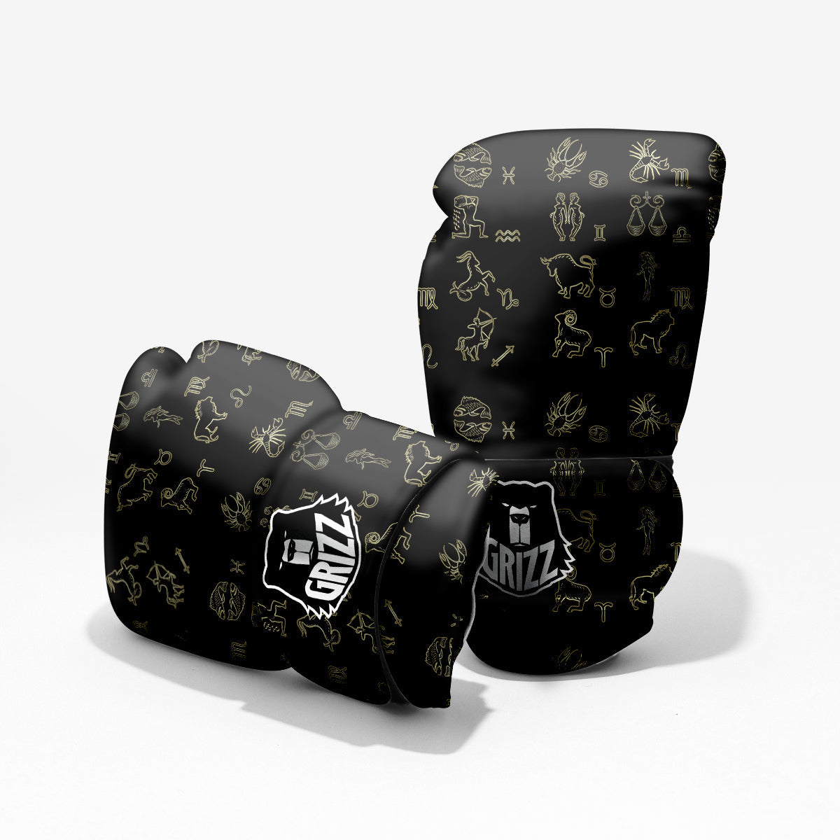 Constellation Zodiac Print Pattern Pro Boxing Glove