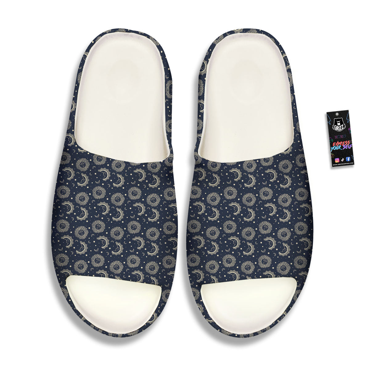 Constellation Bohemian Print Pattern Sandals-grizzshop