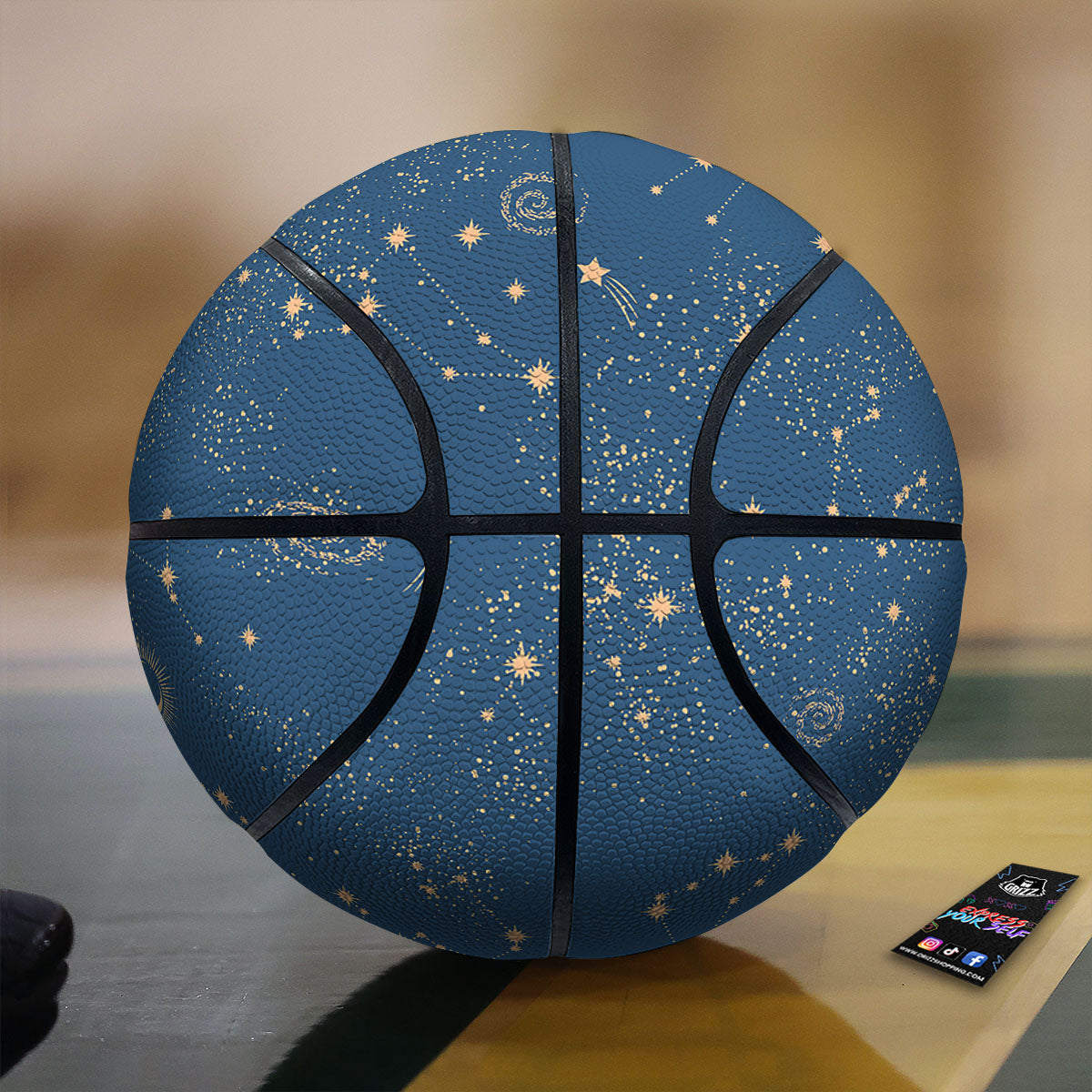 Constellation Cosmic Print Pattern Basketball