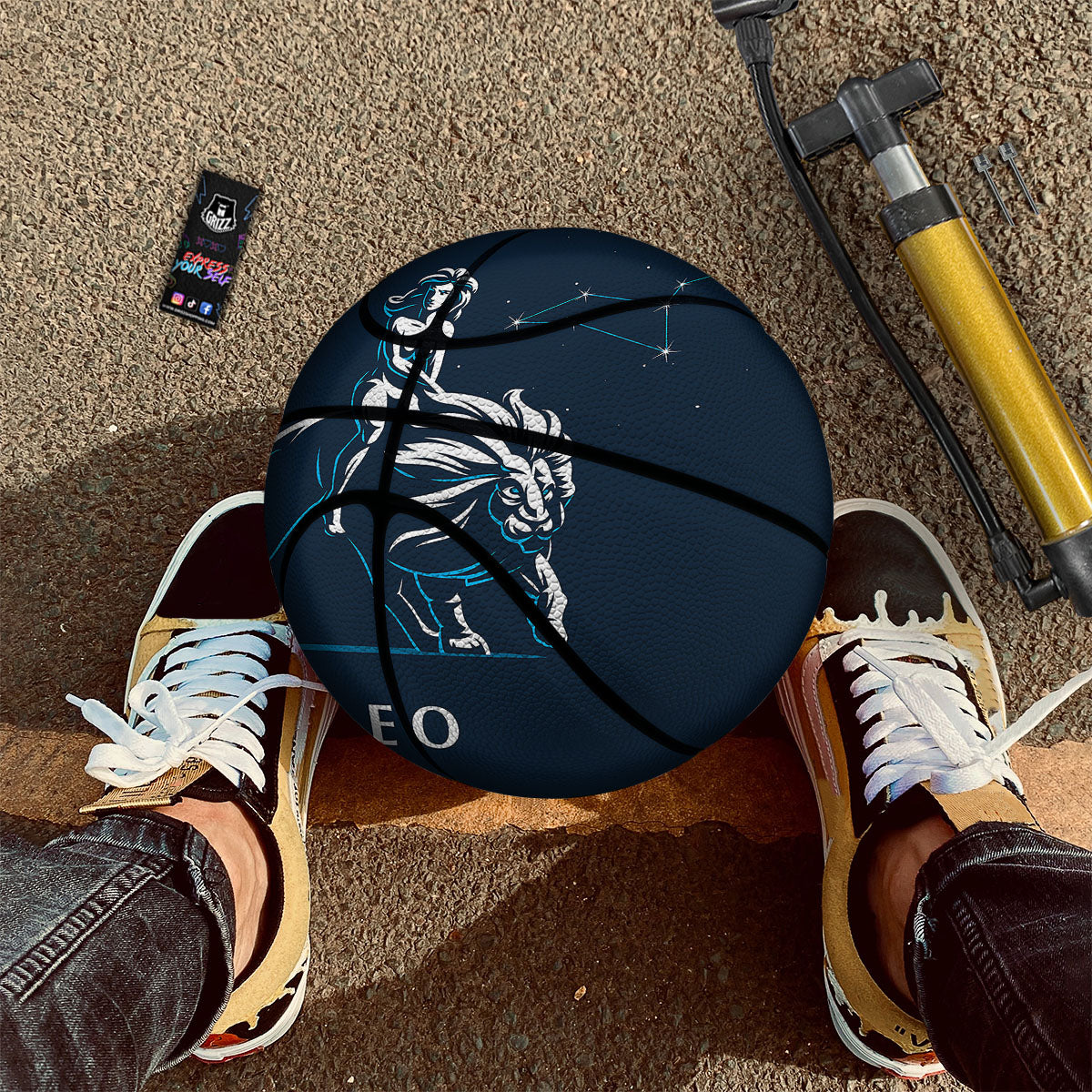 Constellation Leo Print Basketball