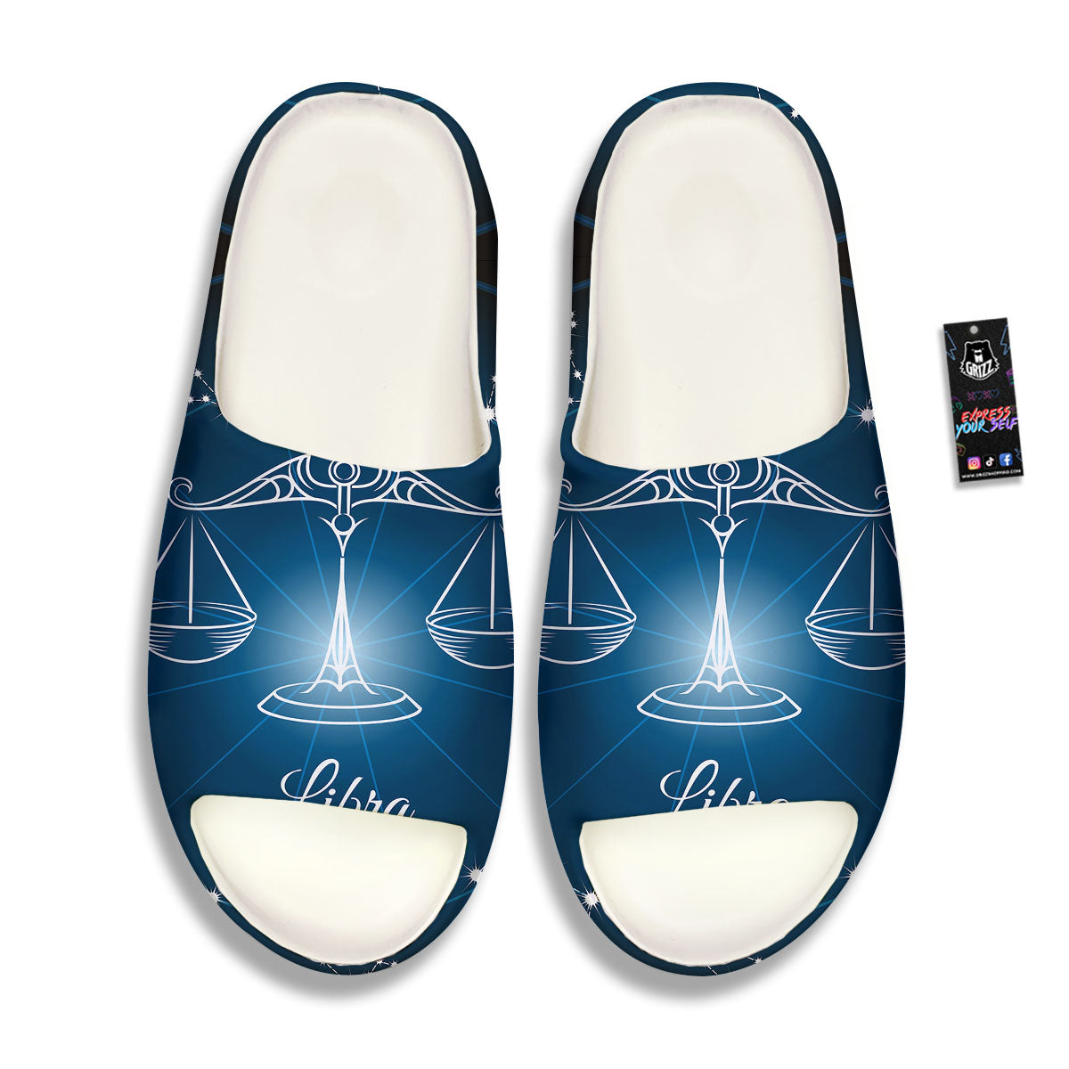 Constellation Libra Print Sandals-grizzshop