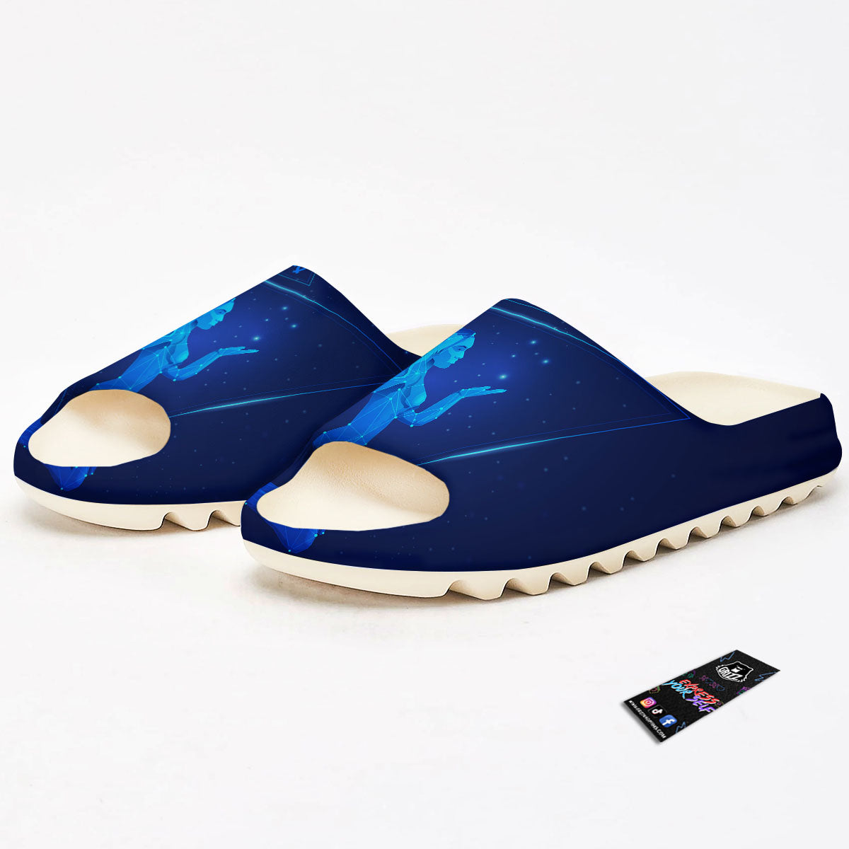 Constellation Virgo Print Sandals-grizzshop