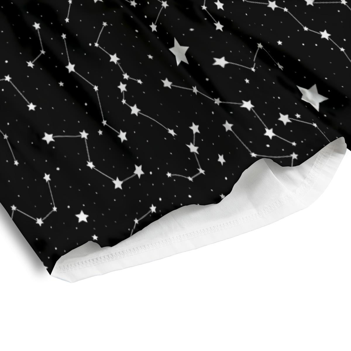 Constellations Star Print Pattern Men's Athletic Shorts