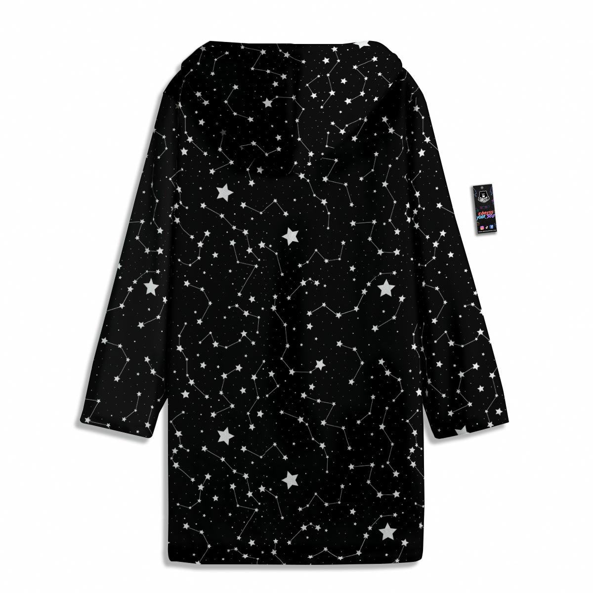 Constellations Star Print Pattern Men's Windbreaker Jacket-grizzshop