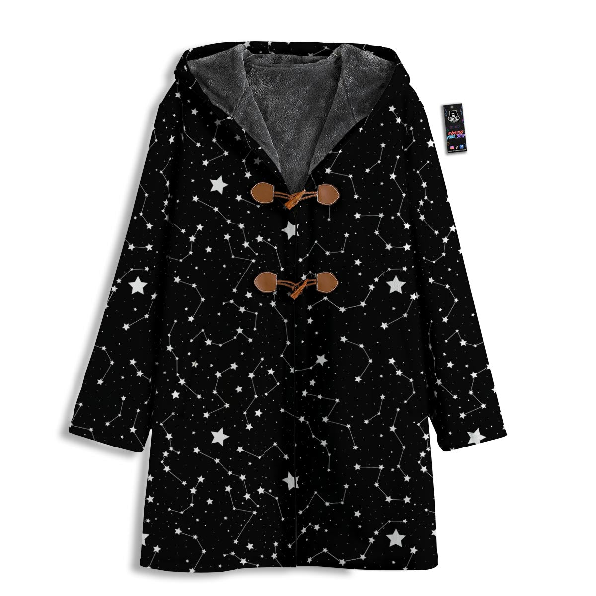Constellations Star Print Pattern Men's Windbreaker Jacket-grizzshop