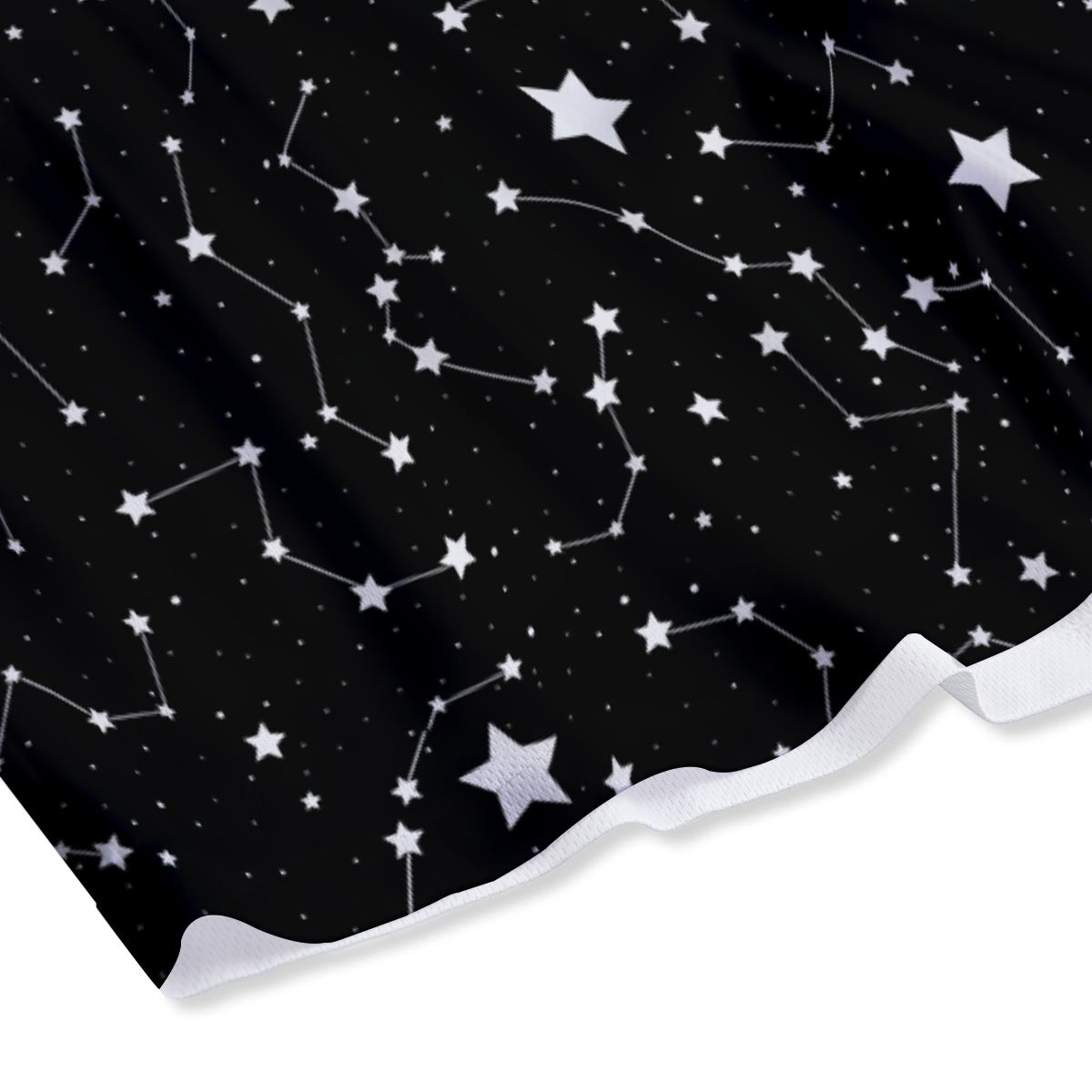 Constellations Star Print Pattern Mesh Shorts