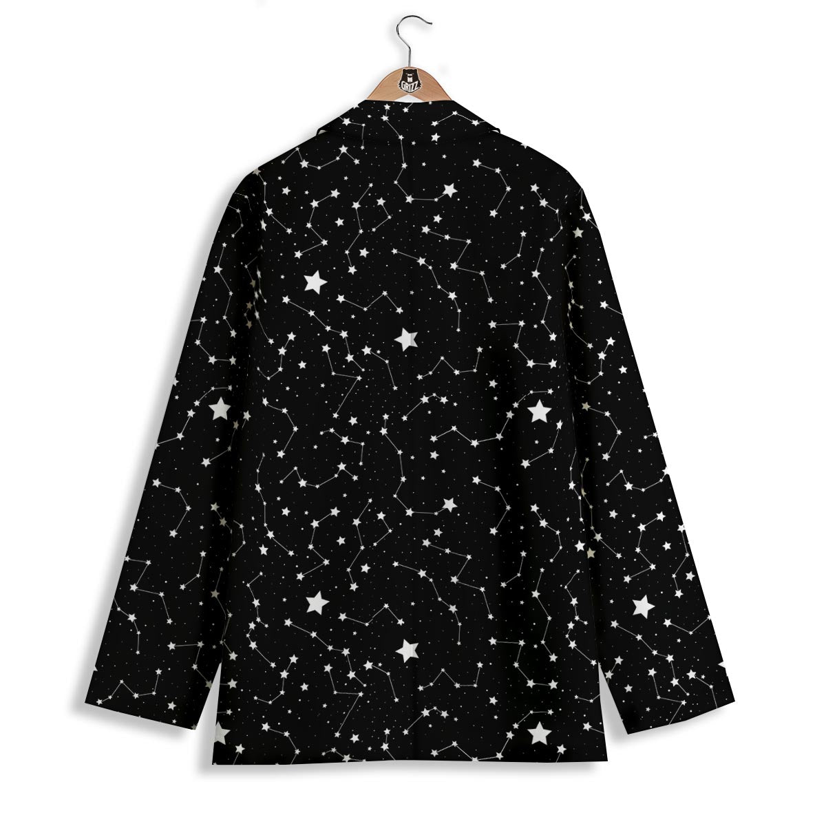 Constellations Star Print Pattern Women's Blazer-grizzshop