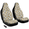 Construction Equipment Yellow Print Pattern Car Seat Covers-grizzshop