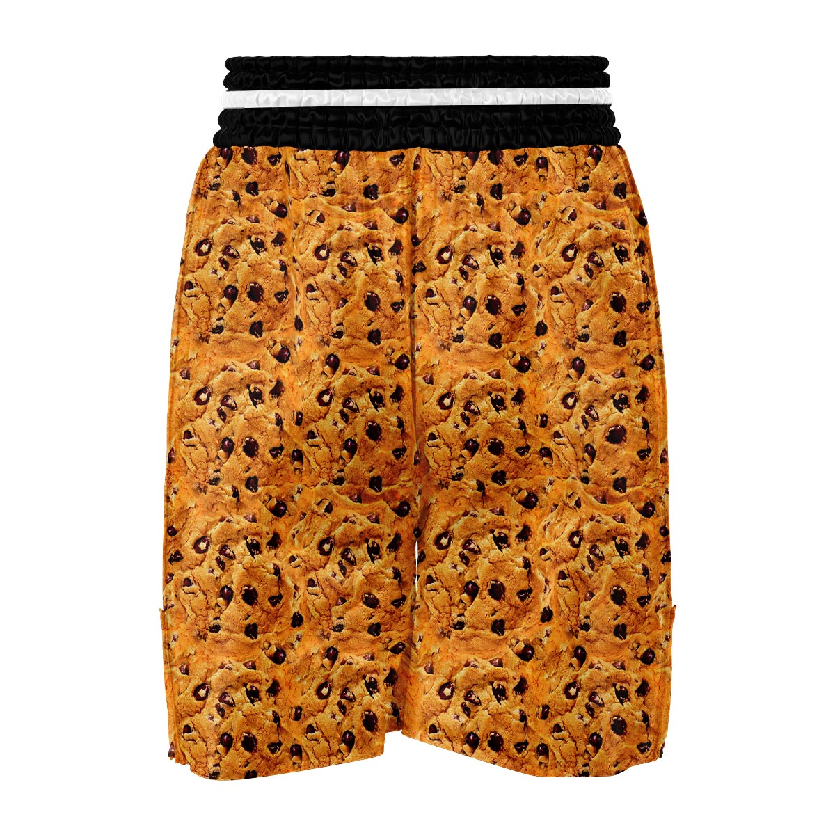 Cookie Biscuit Pattern Print Boxing Shorts-grizzshop